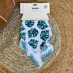 Stadela Bandana Style Baby Bib Tropical Print